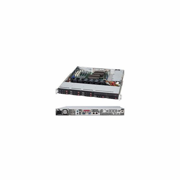 SUPERMICRO 1U chassis 8x 2,5" (2xNVMe) HS SAS/SATA (2x HD...