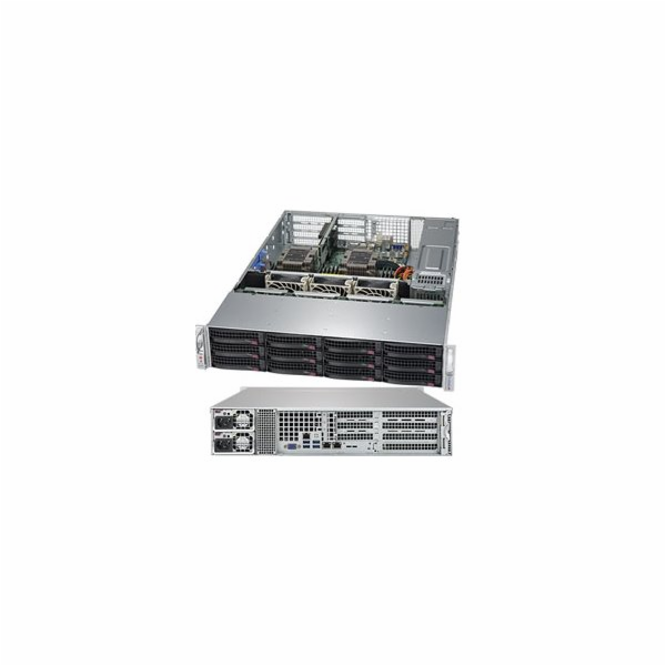 SUPERMICRO 2U server 2x LGA3647, iC622, 12x DDR4 ECC R, 1...
