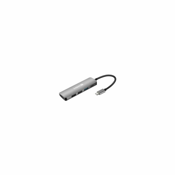 Sandberg 136-32 USB-C Dock HDMI+3xUSB+PD 100W
