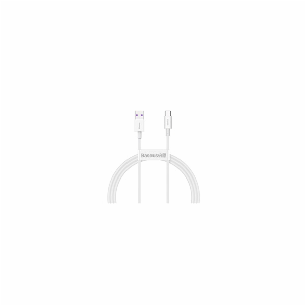 Kabel USB na USB-C řady Superior, 66W, 1m (bílý)