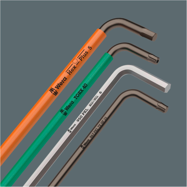 Wera 967/9 TX HF 1 L-Key Set with holding funtion  BlackL...