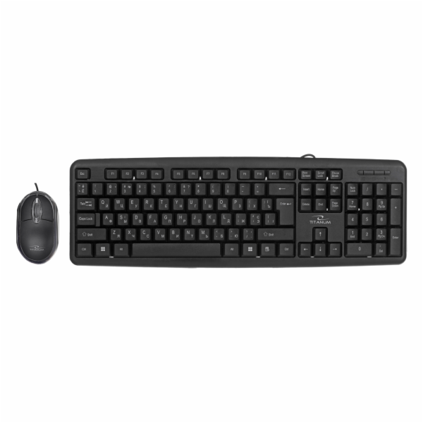TITANUM TK106 set - USB klávesnice s optickou myší