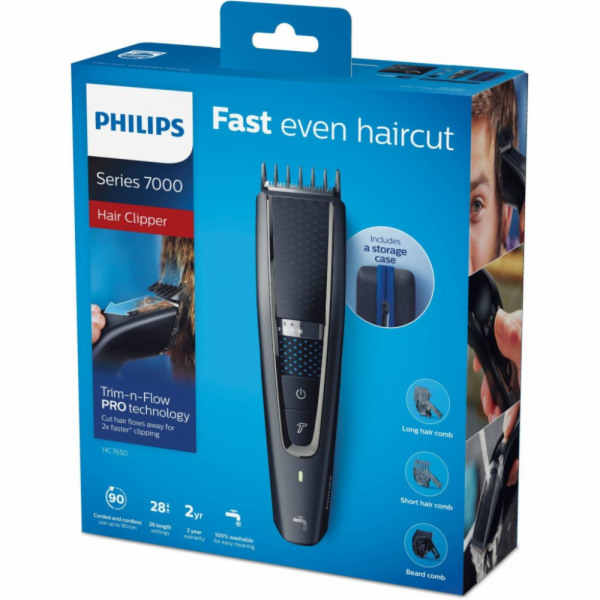 Philips HAIRCLIPPER Series 7000 HC7650/15 zastřihovač vou...