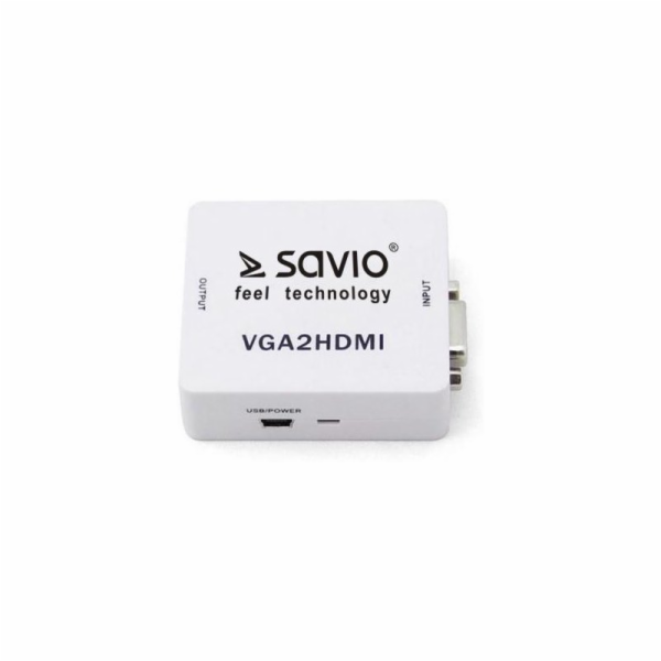 SAVIO CL -110 Převodník/adaptér VGA -> HDMI Full HD/1080p...