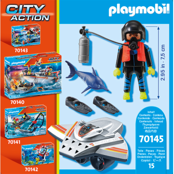 Playmobil 70145 Potápěčský skútr