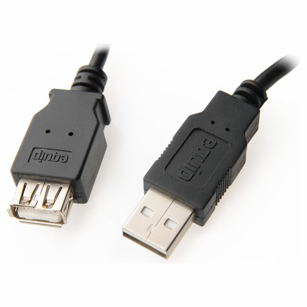 Kabel USB-A – USB-A USB 1,8 m černý (128850)