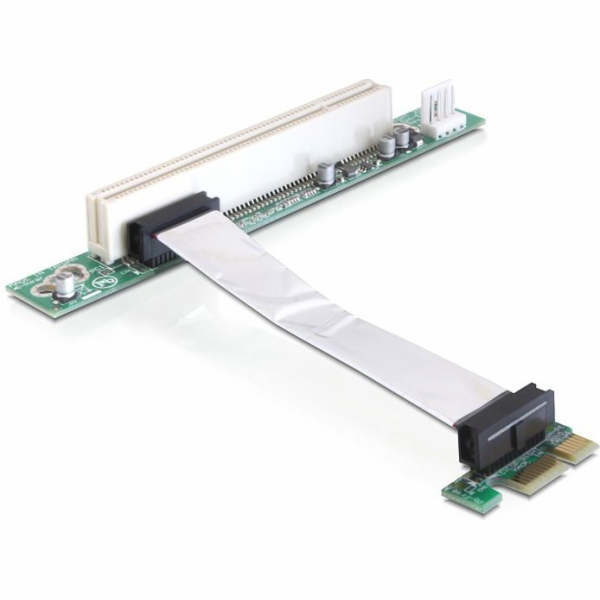 Delock Adaptér PCI-E x1 na PCI 32-bit s flexibilním kabel...