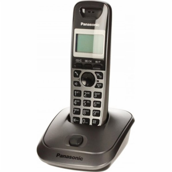 Stolní telefon Panasonic KX-TG2511PDM černo-stříbrný