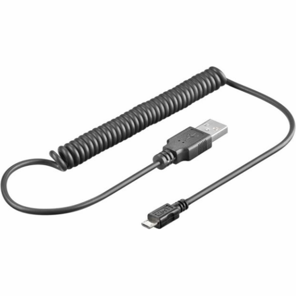 PREMIUMCORD Kabel USB 2.0 A - Micro B propojovací 1m, kro...
