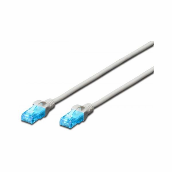 Digitus Patch cord U / UTP kat.5e PVC 25m šedá (DK-1512-250)