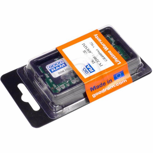 Paměť pro notebook GoodRam SODIMM, DDR3, 4 GB, 1600 MHz, ...