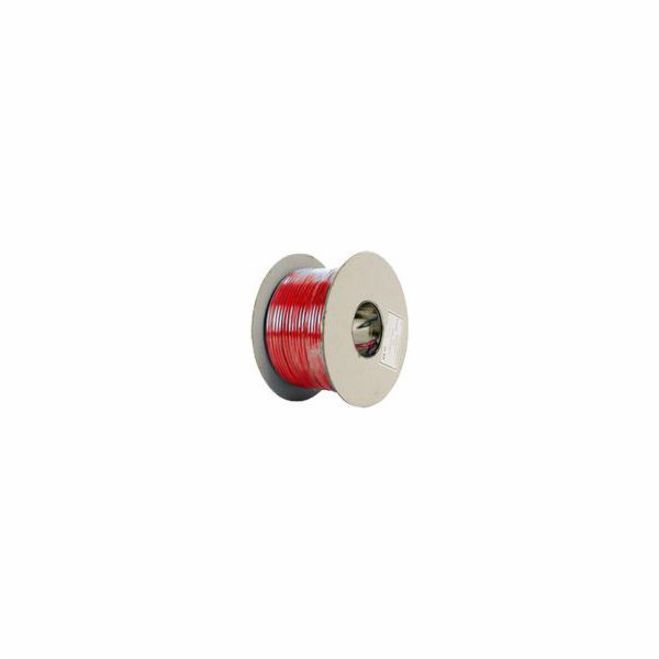 Kabel Alantec UTP 4PR, kategorie 5e, 100m PVC červený - K...