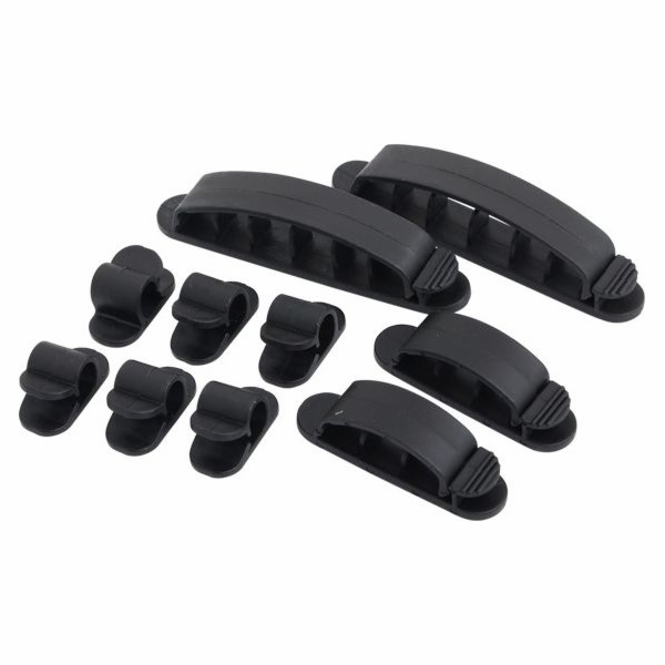 LogiLink Organizer Holder Black 10 kusů (KAB0039)