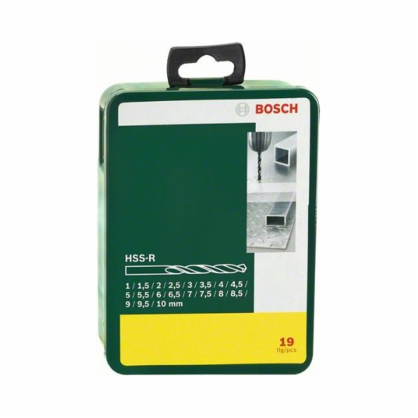 Sada vrtáků do kovu Bosch 2607019435, 19 ks