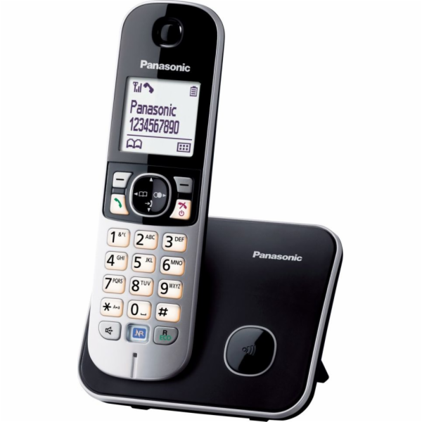 Stolní telefon Panasonic KX-TG6811PDB černo-stříbrný