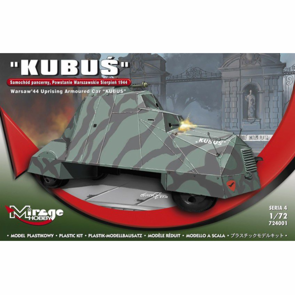 Obrněný vůz KUBUS Varšavské povstání