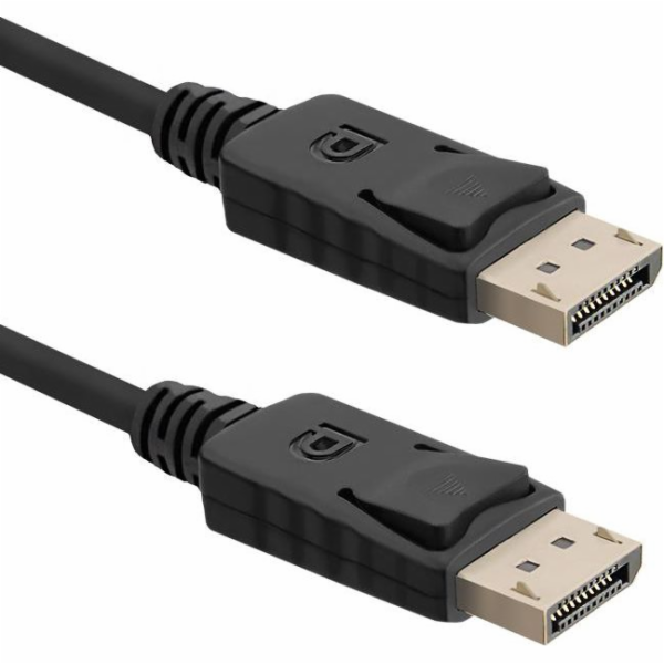 Qoltec DisplayPort – kabel DisplayPort 2m černý (50453)