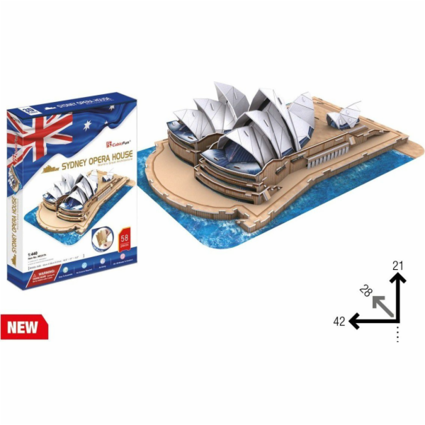 Puzzle 3D Opera Sydney zestaw XL