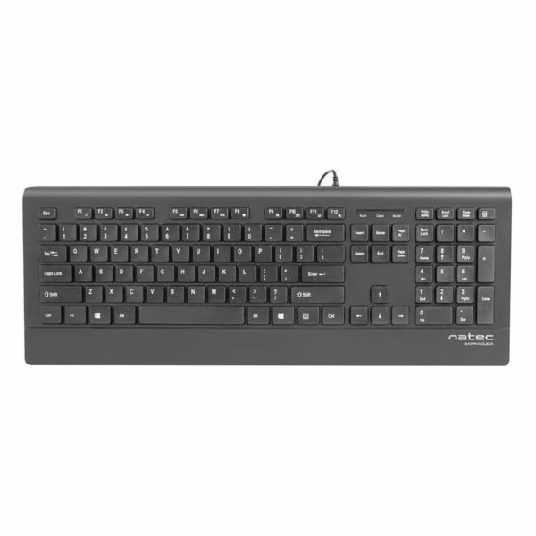Kabelová klávesnice Natec Barracuda Black US (NKL-0876)