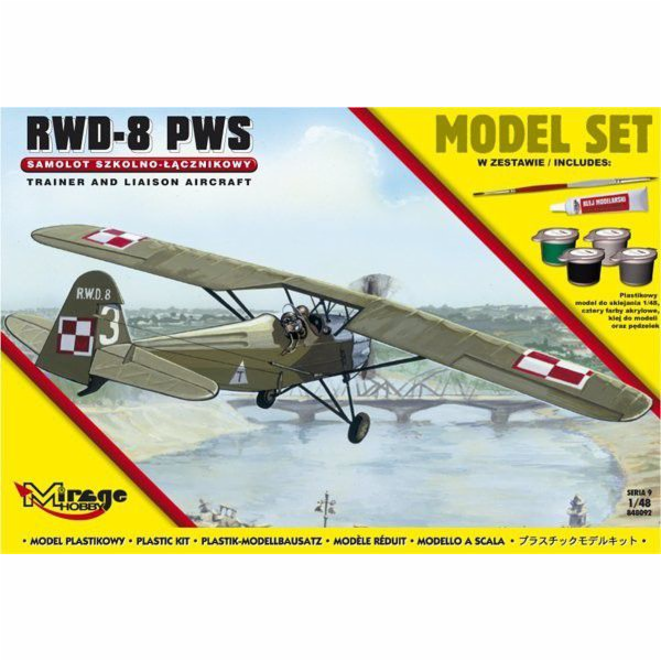 Sada modelů Mirage Software RWD-8 PWS (586913)