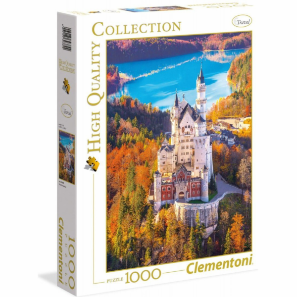 Clementoni Puzzle 1000 dílků HQ Neuschwanstein (39382)