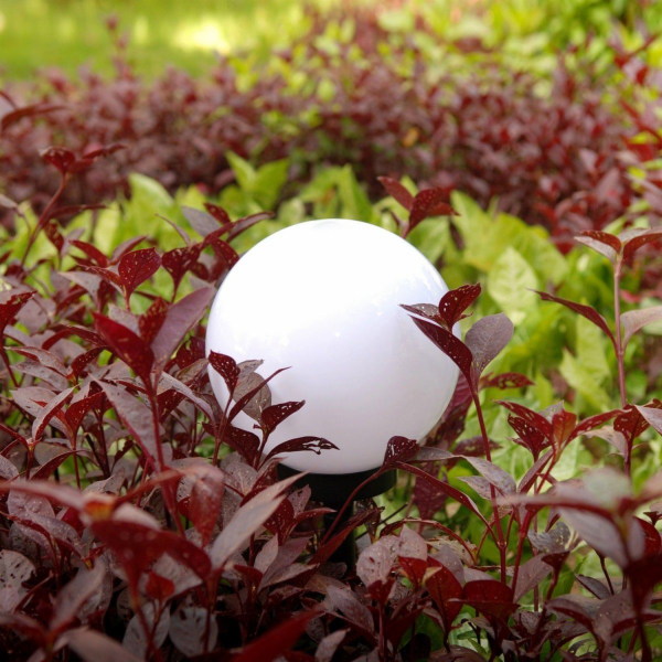 GreenBlue Solar Freestanding Garden Lamp  Sphere 15x15x48...