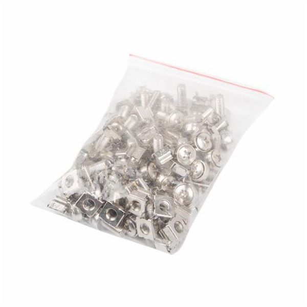 LANBERG Montážní sada do racku 19", 50x šroub M6, 50x kle...