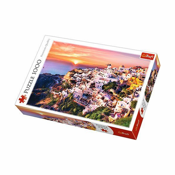 Trefl Puzzle Západ slunce nad Santorini 1000 ks. (10435)