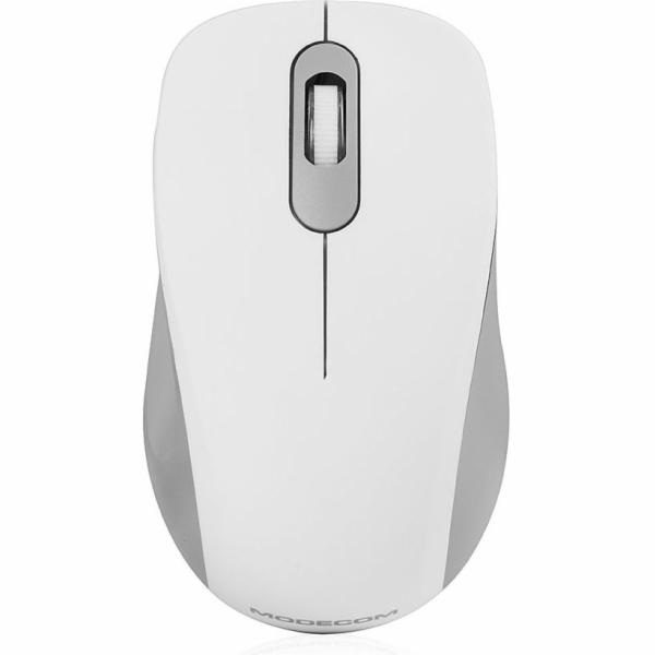 MODECOM WM10S TICHÁ BÍLÁ BEZDRÁTOVÁ OPTICKÁ MYŠ