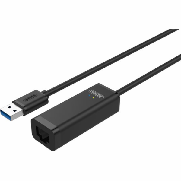Unitek USB síťový adaptér – RJ-45 (zásuvka do zásuvky) Če...