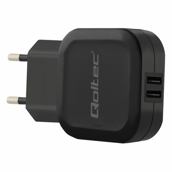 Qoltec Smartphone / Tablet 2x USB nabíječka (50185)