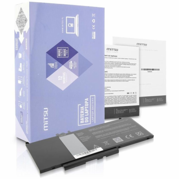 Baterie Mitsu pro Dell Latitude E5450, E5550, E5570 5200 ...