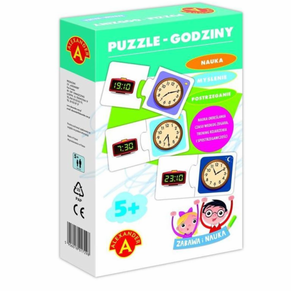 Puzzle Godziny Zabawa i Nauka