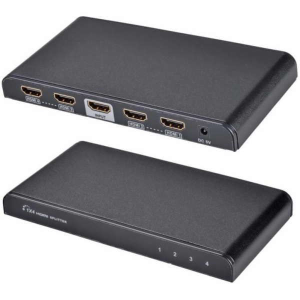 Techly Audio/Video Splitter HDMI 1/4 (306653)