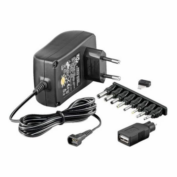 Techly  3-12V, 1.5A 18W Univerzální adaptér