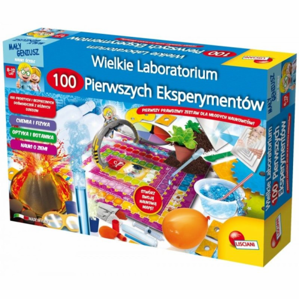 Lisciani I'm a Genius Lab – 100 Experiments (GXP-606504)