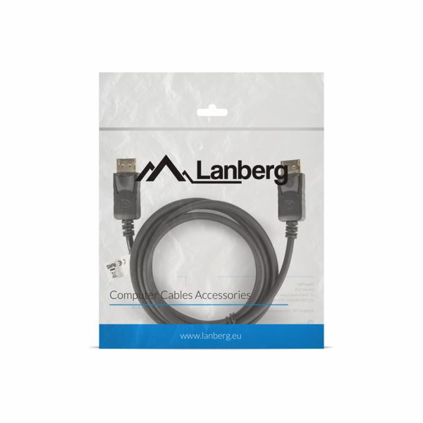 Kabel Lanberg DisplayPort – DisplayPort 1,8 m černý (CA-D...