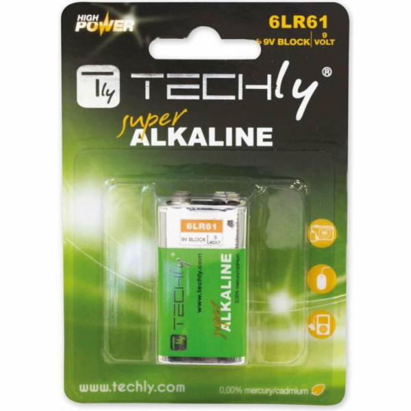 Baterie alkaliczne LR61 9V 1szt, (IBT-LR61T9V)