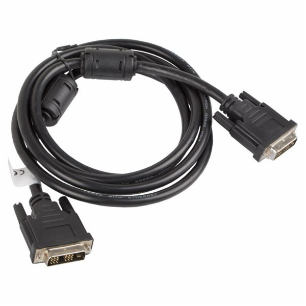 Lanberg DVI-D - DVI-D kabel 1,8m černý (CA-DVIS-10CC-0018...