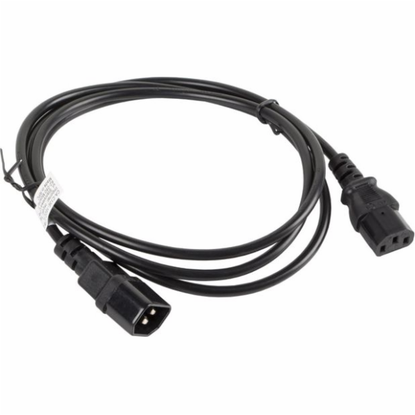 LANBERG IEC 320 C13 na C14 kabel 1.8M černý  