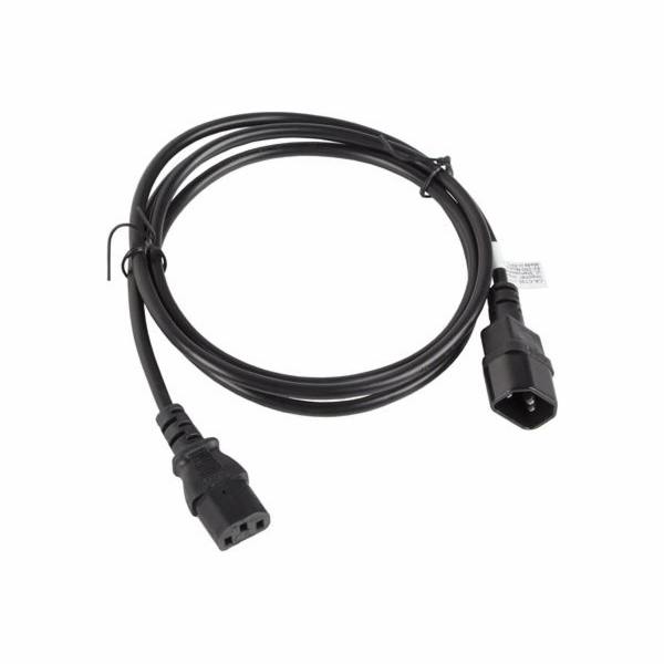 Lanberg IEC 320 C13 - C14 napájecí kabel, 1,8 m, černý (C...