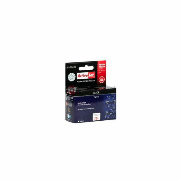 Activejet AH-704BR Inkoust (náhrada za HP 704 CN692AE; Pr...