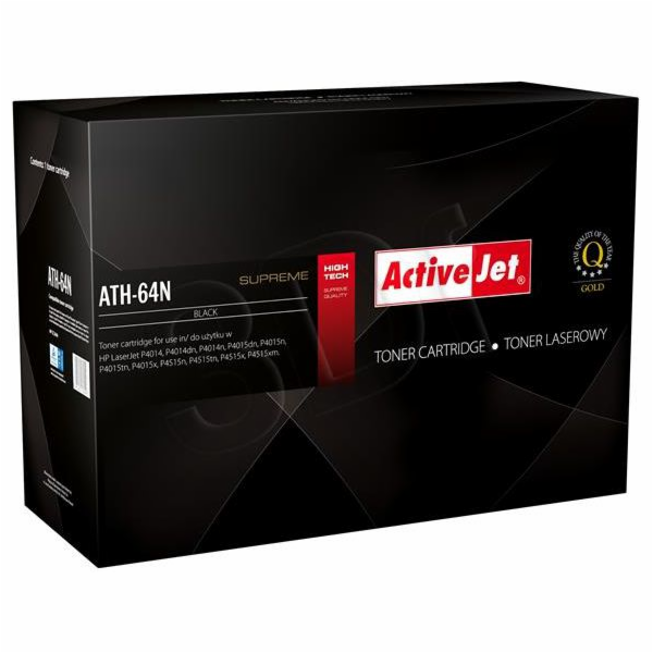 Activejet ATH-64N (náhrada za HP 64A CC364A; Supreme; 10 ...