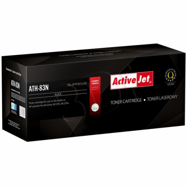 Toner Activejet ATH-83N pro tiskárnu HP; HP 83A CF283A Ca...