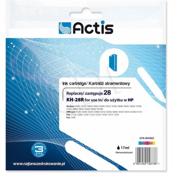 Actis KH-28R Inkoust (náhrada za HP 28 C8728A; standardní...