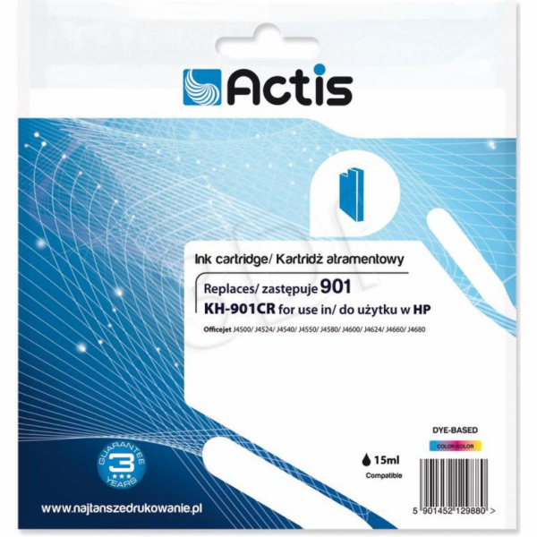 Actis KH-901CR Inkoust (náhrada za HP 901 CC656AE; standa...