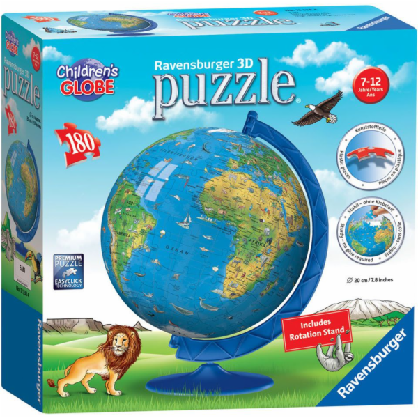 Puzzle 180 dílků 3D Sphere Dětská koule
