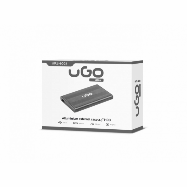Ugo S120 Marapi SATA 2.5  USB 2.0 Hard Drive Enclosure Black