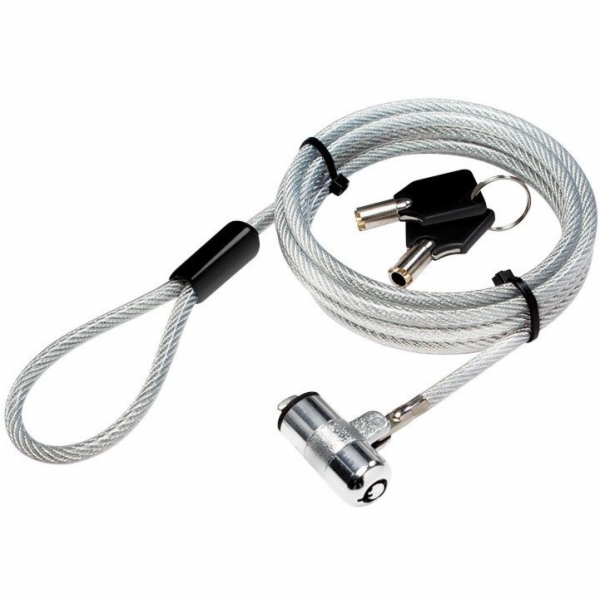 LogiLink uzamykací kabel, klíč, 1,8m, pro ultrabook (NBS009)