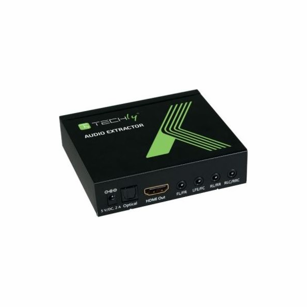 Systém přenosu AV signálu Techly HDMI - Toslink černý (02...